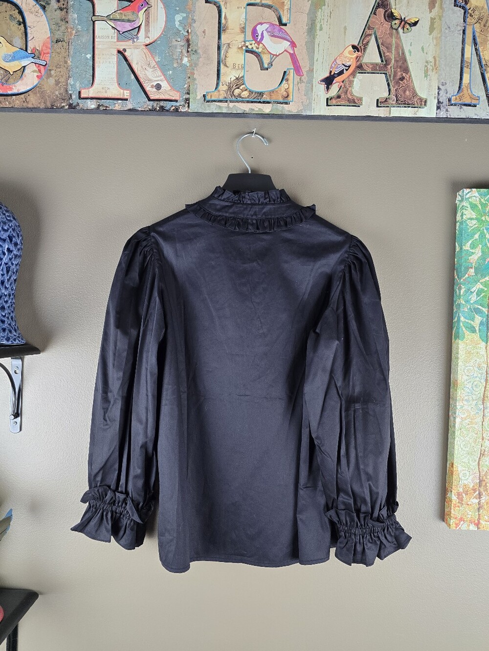 Harshman Ruffled Blouse Top Small - Picture 4 of 12